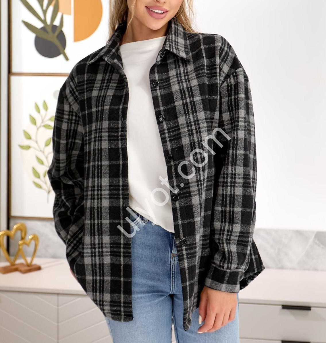 РУБАШКА JJF (XL-4XL) БЕЛЫЙ+СЕРЫЙ+ОРАНЖЕВЫЙ 7770