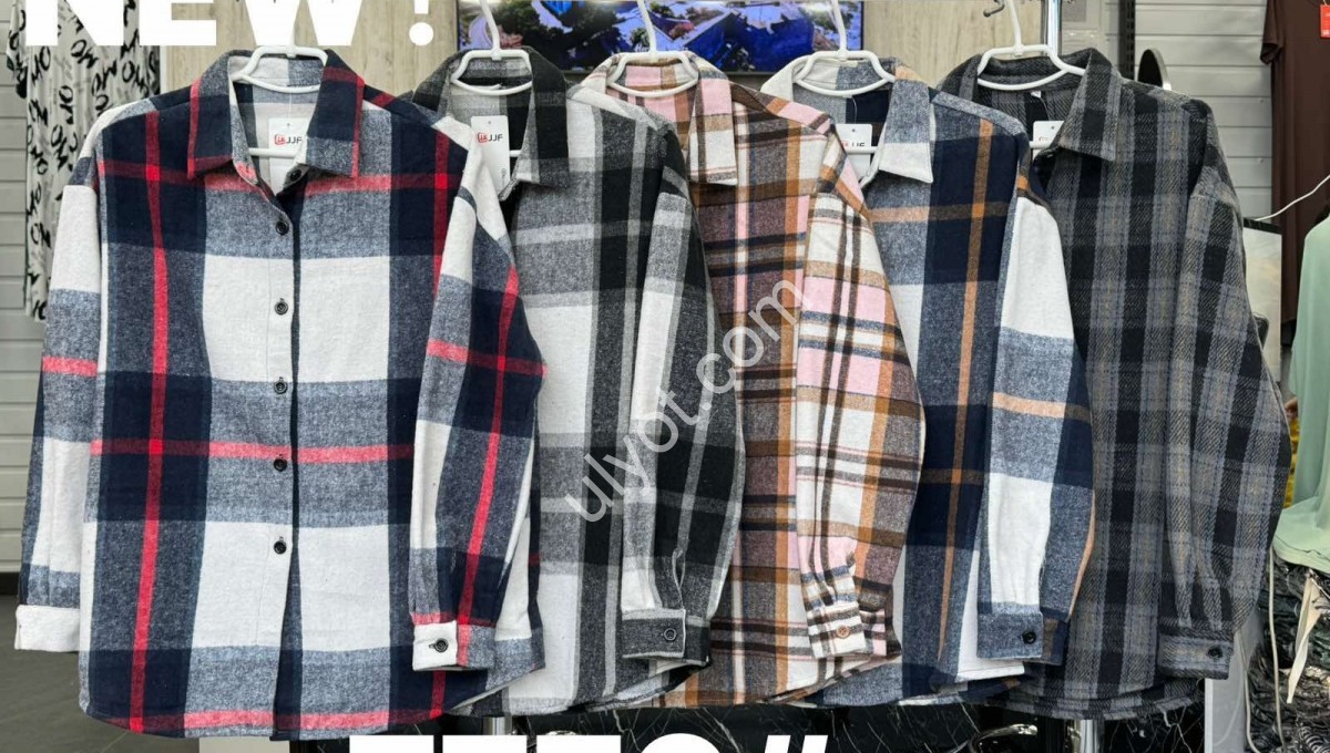 РУБАШКА JJF (XL-4XL) БЕЛЫЙ+СЕРЫЙ+ОРАНЖЕВЫЙ 7770