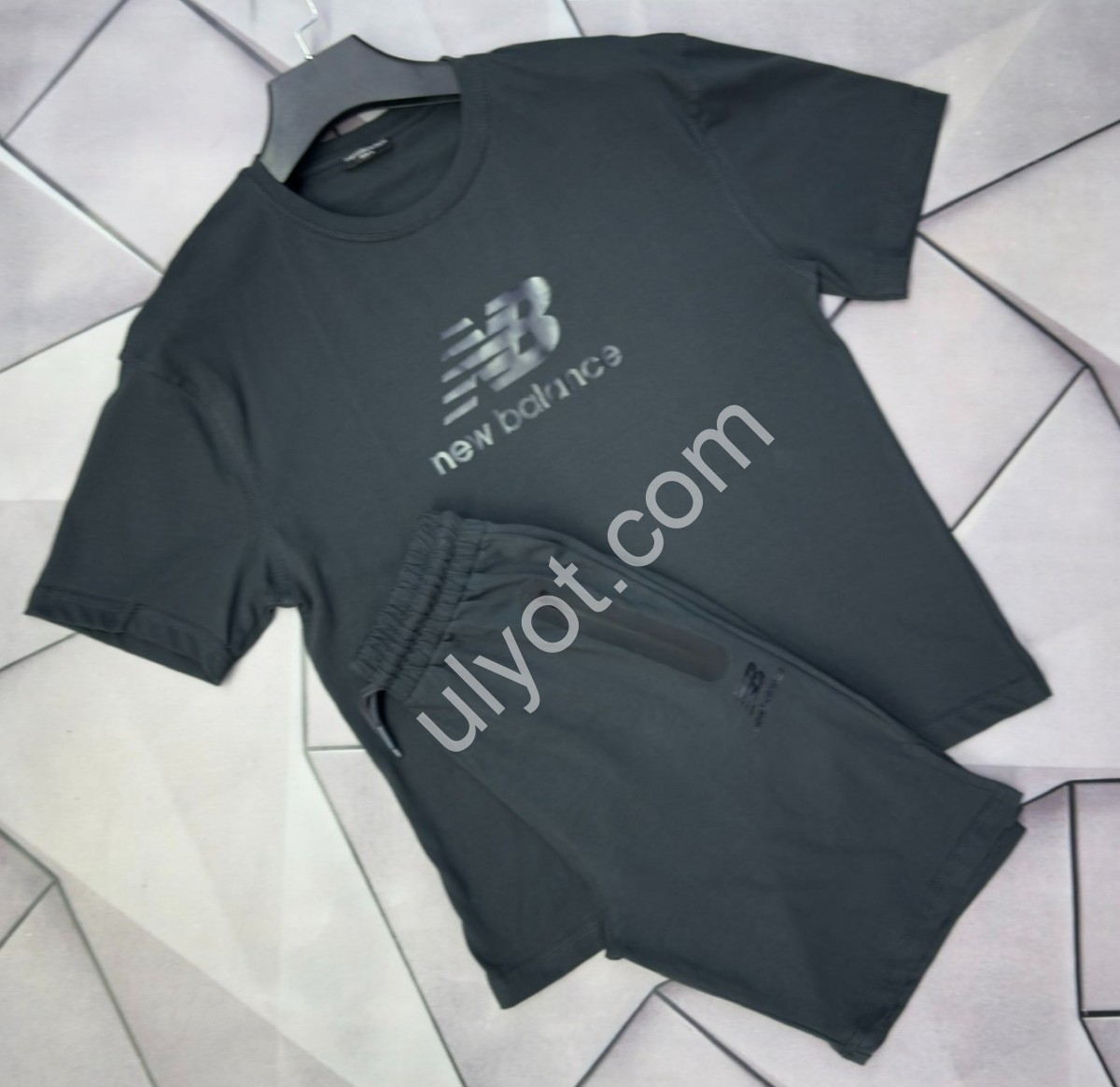 КОСТЮМ NB02 (S-2XL) СЕРО-ЗЕЛЕНЫЙ 