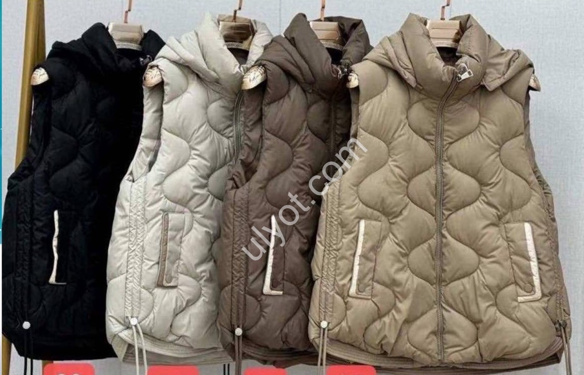 ЖИЛЕТКА (M-2XL) ЧОРНИЙ JL9202-1