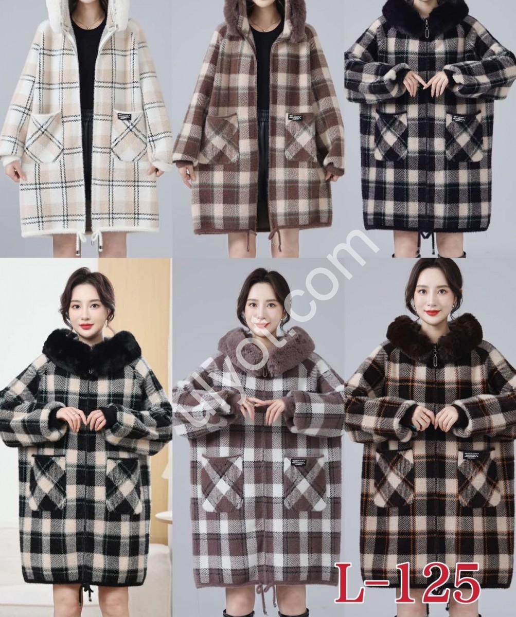 ПАЛЬТО (ONE SIZE 58-62) Мікс 125