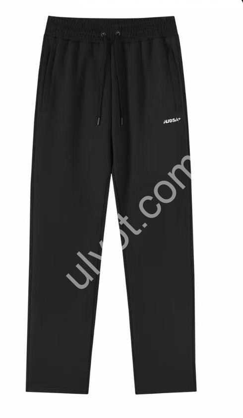 ШТАНЫ AUDSA (M-3XL) ПРЯМОЙ ЧЕРНЫЙ A213