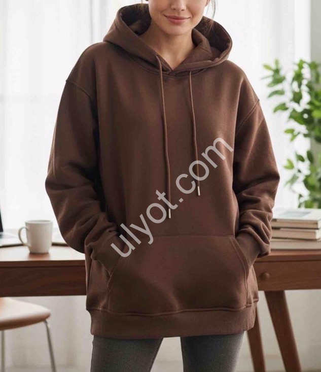 ХУДІ (M-2XL) КОРИЧНЕВИЙ 806