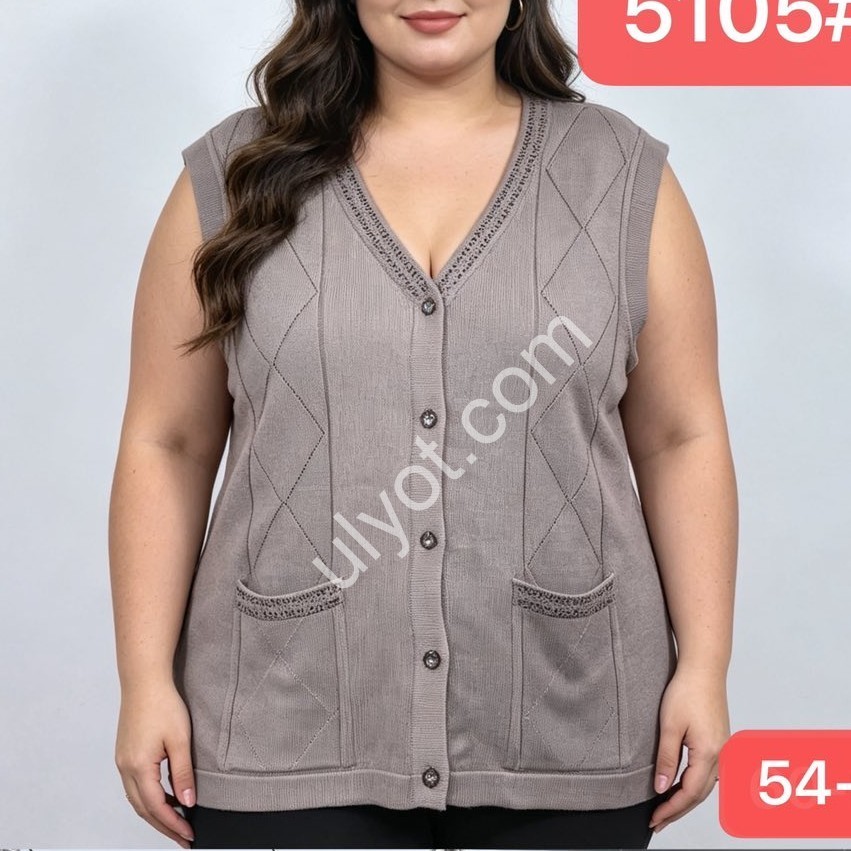 ЖИЛЕТ (ONE SIZE 54-56) МИКС 5105