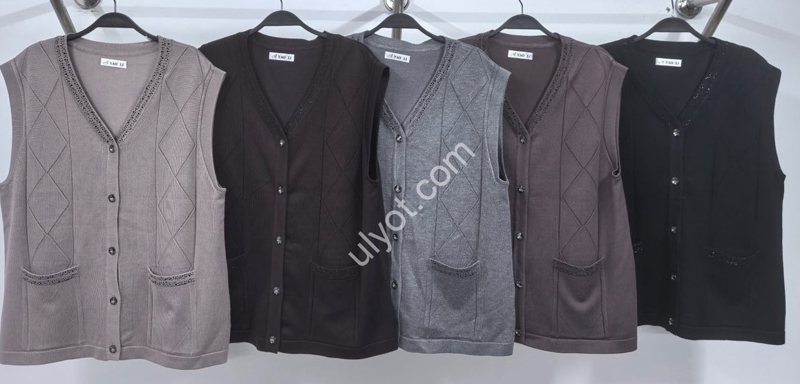 ЖИЛЕТ (ONE SIZE 54-56) МИКС 5105