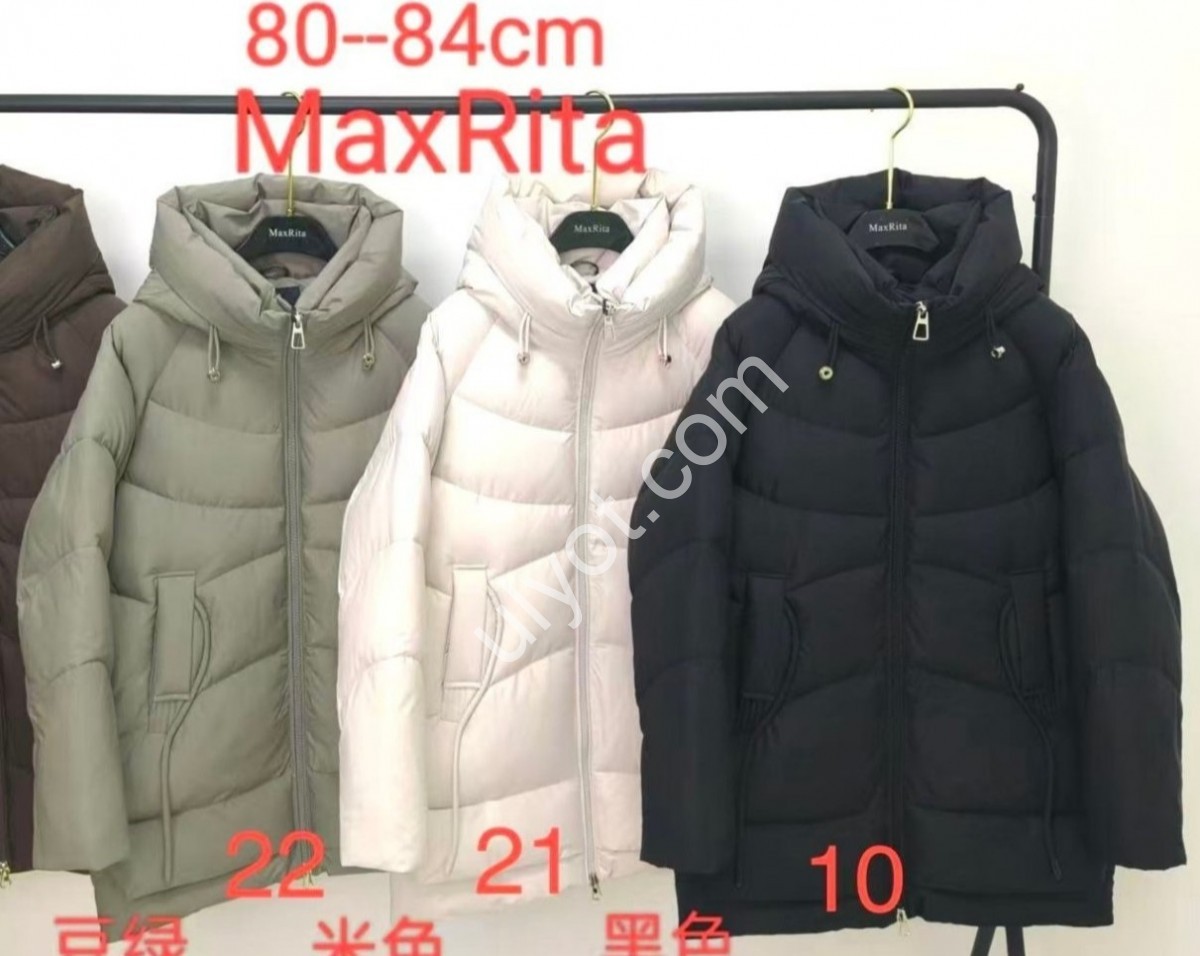 КУРТКА MAX RITA  (S-2XL) ОЛИВКА 666-22