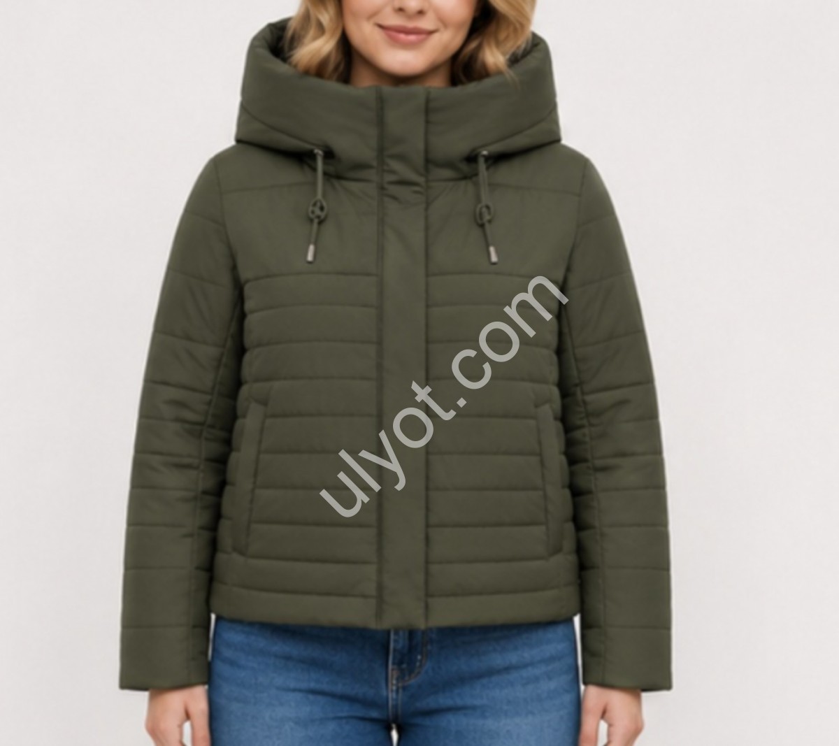 КУРТКА LILIYA (S-2XL) ХАКІ 615-76