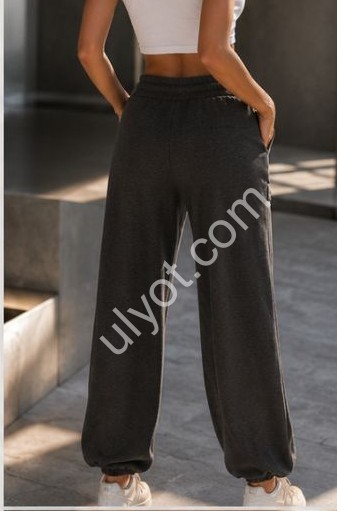 ШТАНИ (2XL-6XL) МАНЖЕТ ЧОРНИЙ 108