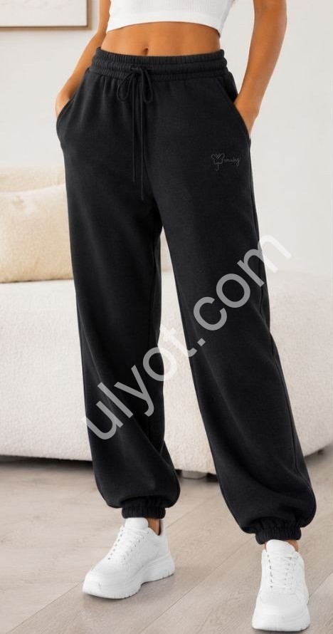 ШТАНИ (2XL-6XL) МАНЖЕТ ЧОРНИЙ 106