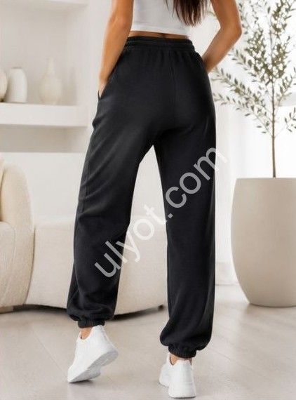 ШТАНИ (2XL-6XL) МАНЖЕТ ЧОРНИЙ 106
