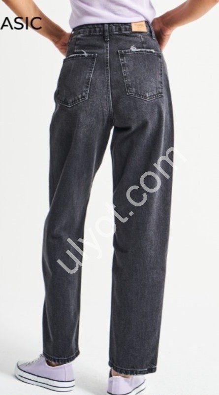 ДЖИНСЫ IT'S BASIC (32-36) ГРАФИТ 3240/2w6/1