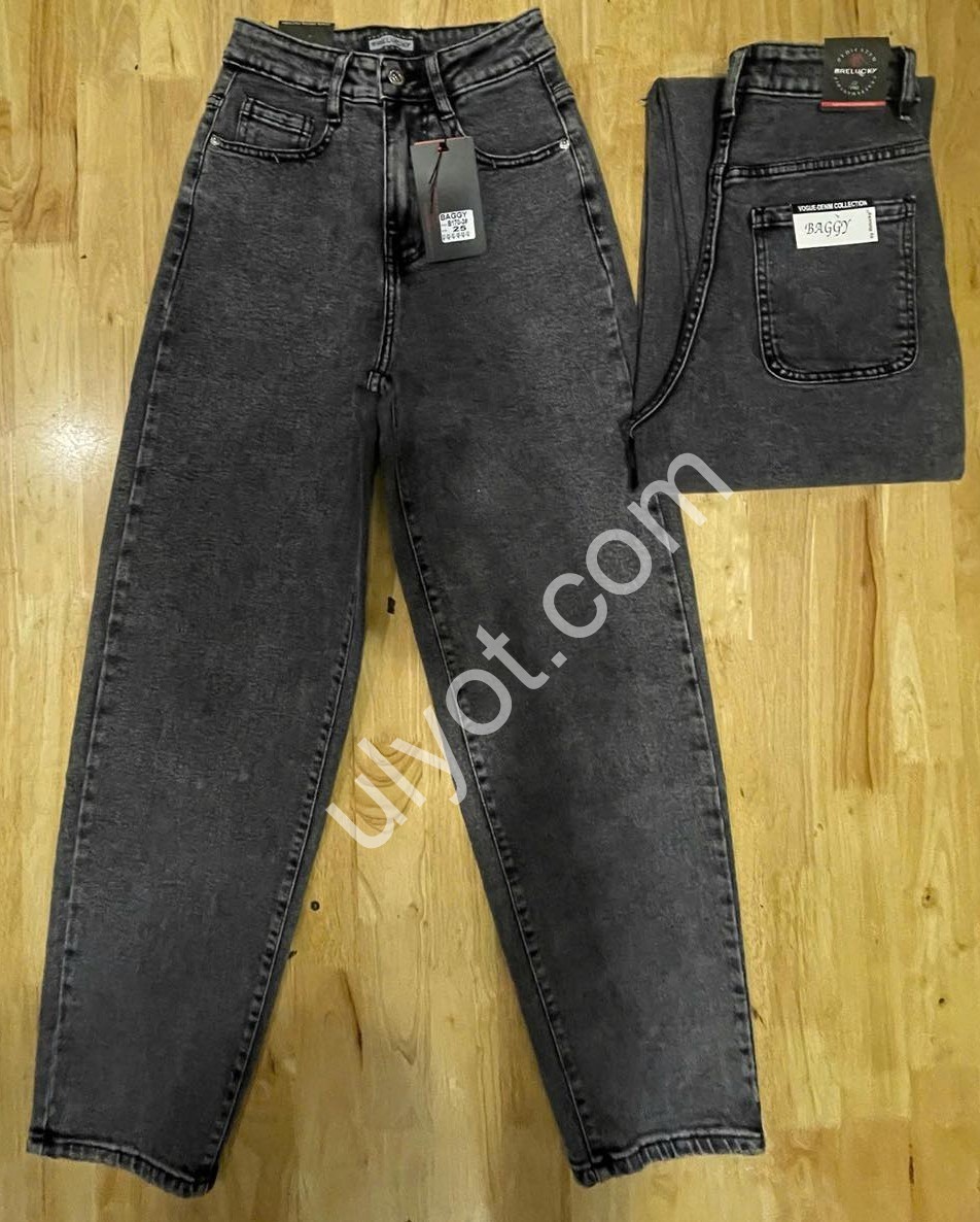 ДЖИНСЫ RELUCKY (25-30) СЕРЫЙ B170-3