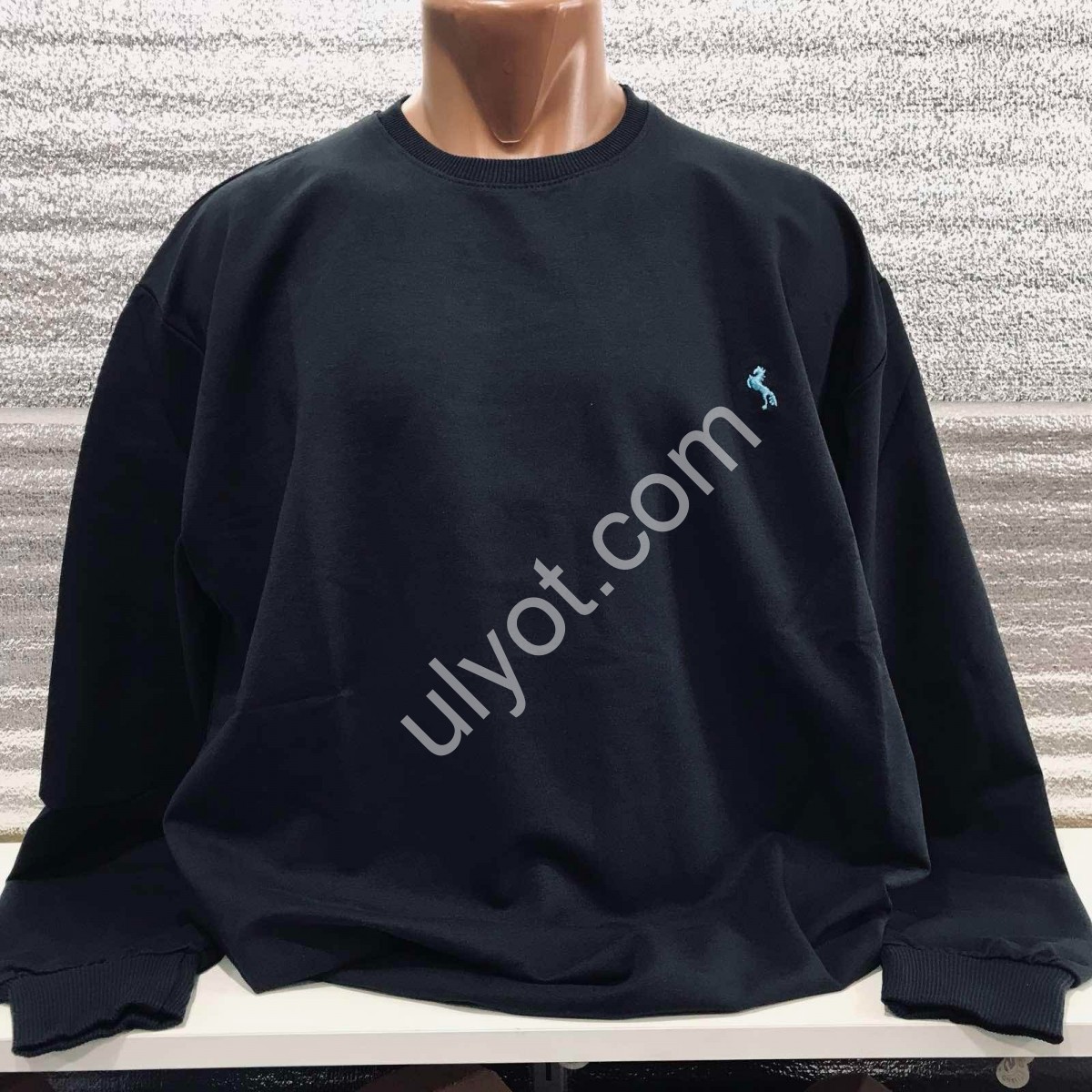 СВИТШОТ ELVIS (4XL-8XL) Т.СИНИЙ 