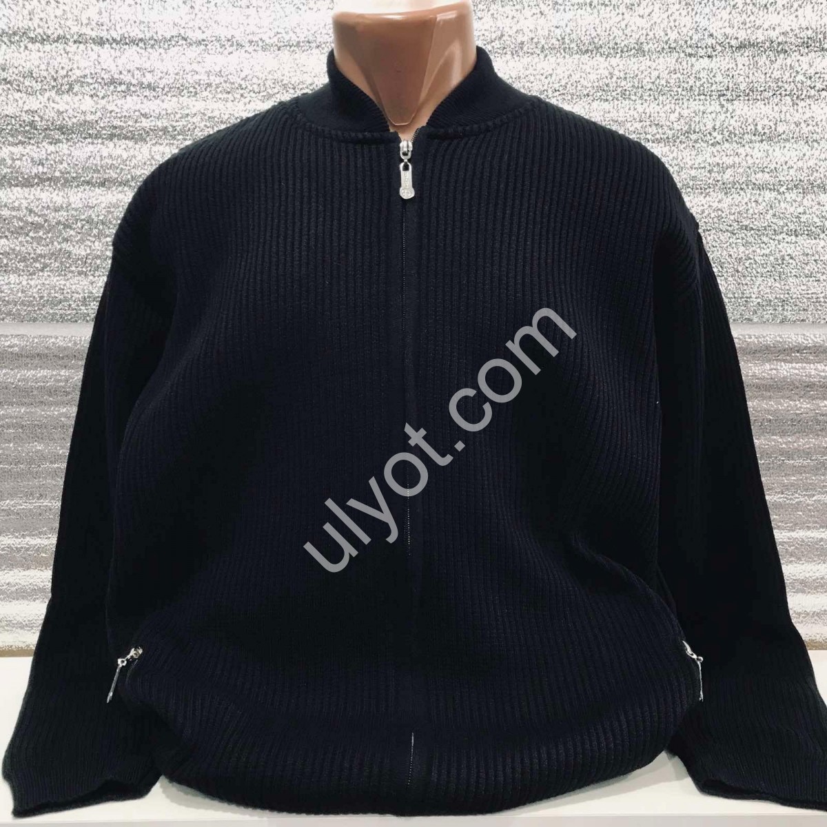 КАРДИГАН DEVANTI (3XL-5XL) ЧЕРНЫЙ 72211-1