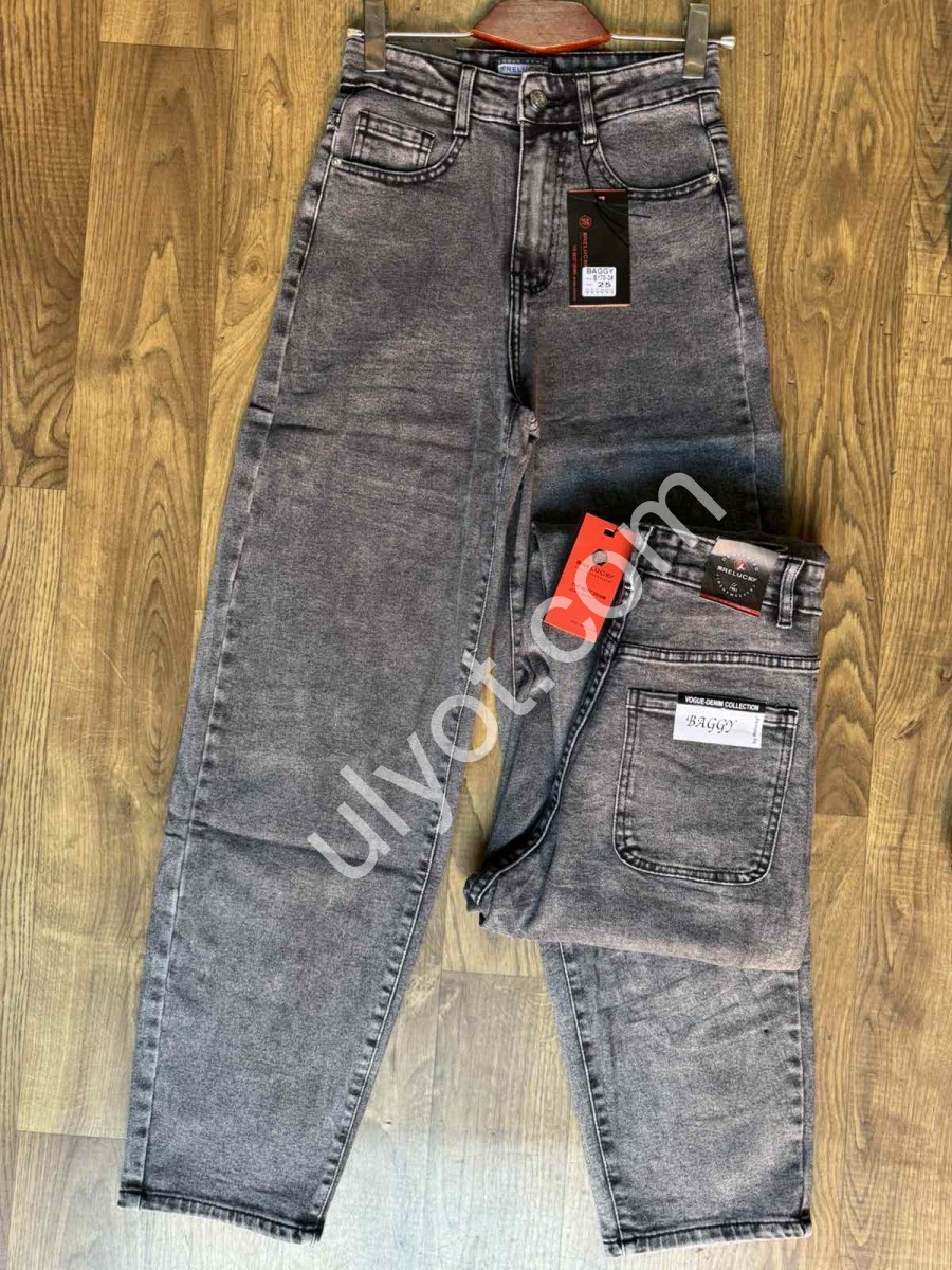 ДЖИНСЫ RELUCKY (25-30) СЕРЫЙ 170