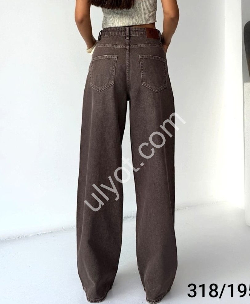 ДЖИНСЫ WOMAN DENIM (34-40) СВ.КОРИЧНЕВЫЙ 318/1950