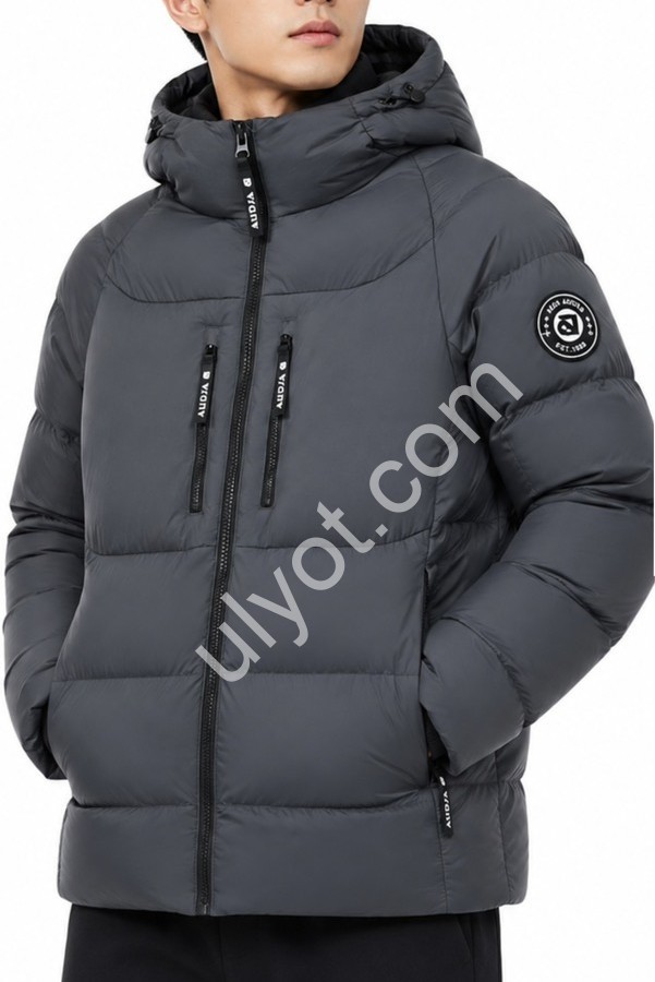 КУРТКА AUDSA (M-3XL) СІРИЙ 86519-2