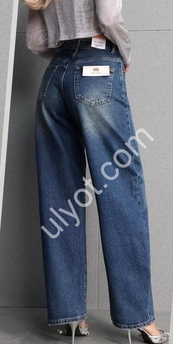 ДЖИНСИ M.SARA (XS-XL) СИНІЙ 1192