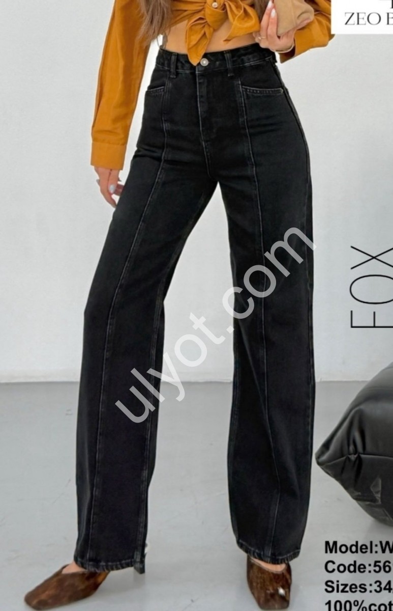 ДЖИНСИ ZEO BASIC (34-42) ГРАФІТ 5612