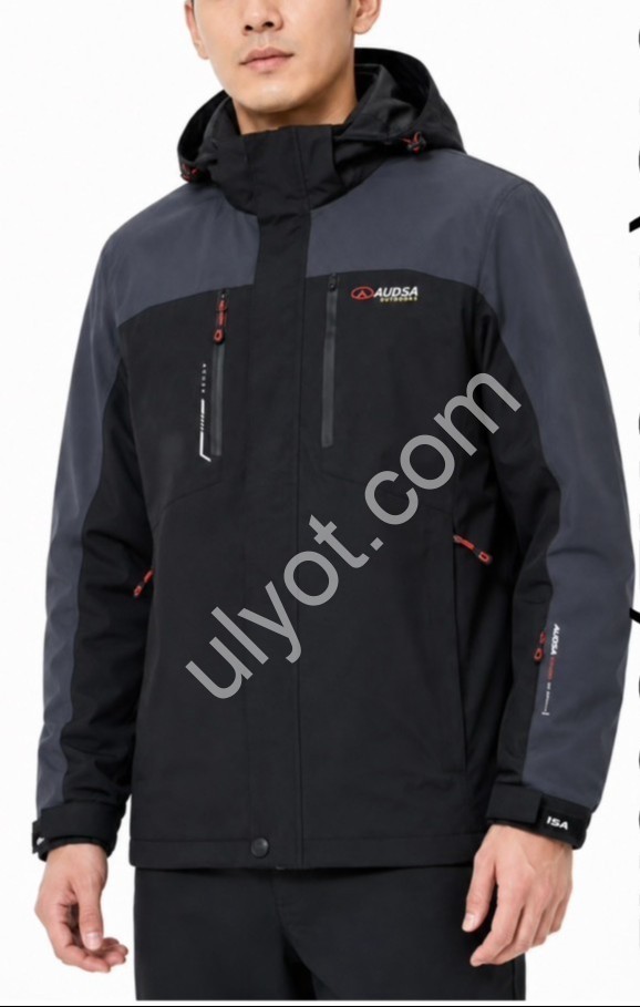 КУРТКА AUDSA (M-3XL) ЧЕРНЫЙ 26018