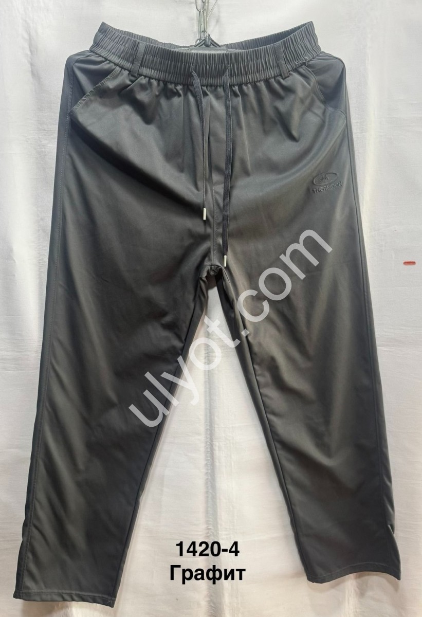 ШТАНИ (2XL-7XL) ПРЯМИЙ ГРАФІТ 1420-4