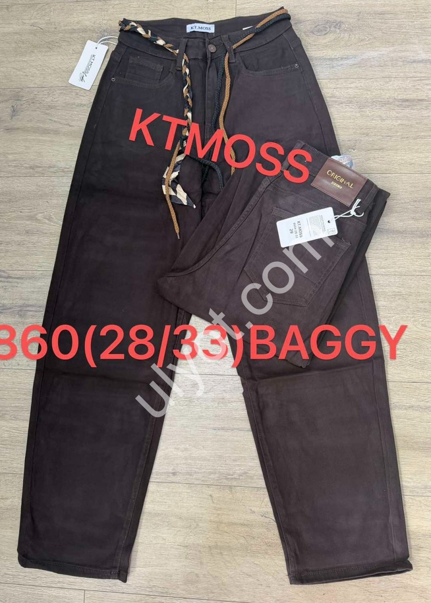 ДЖИНСИ KT.MOSS (28-33) КОРИЧНЕВИЙ 860