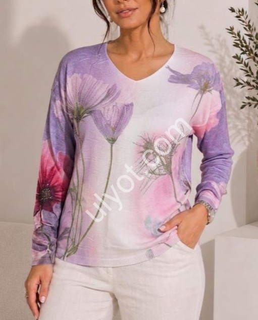 ДЖЕМПЕР (ONE SIZE 50-54) МІКС 25225