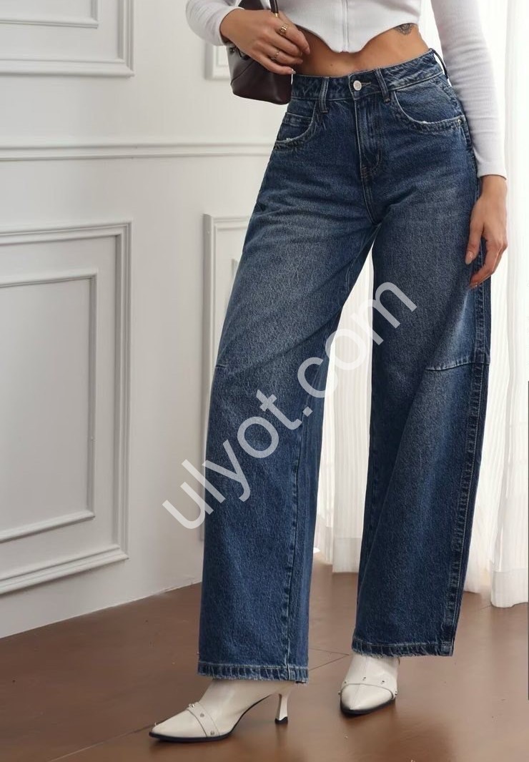 ДЖИНСИ M.SARA (XS-XL) СИНІЙ 1193