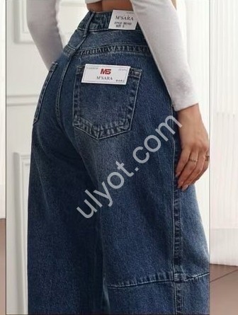 ДЖИНСИ M.SARA (XS-XL) СИНІЙ 1193