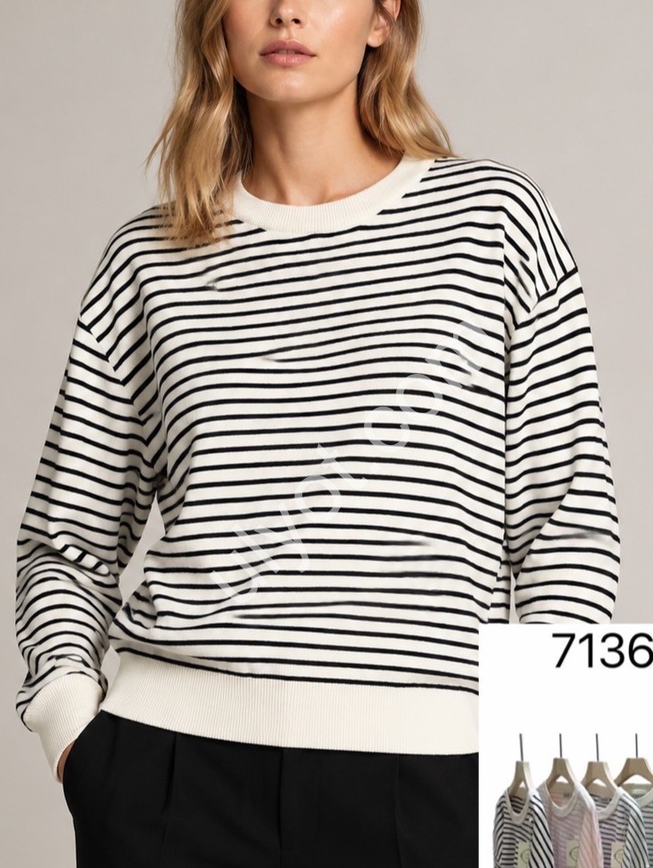 СВИТЕР (ONE SIZE 52-54) МИКС 7136