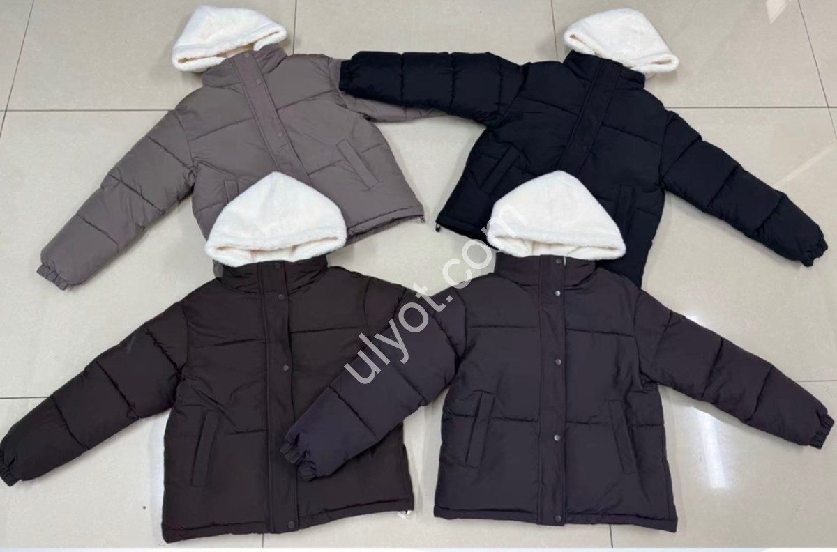 КУРТКА (M-2XL) СІРИЙ K26221