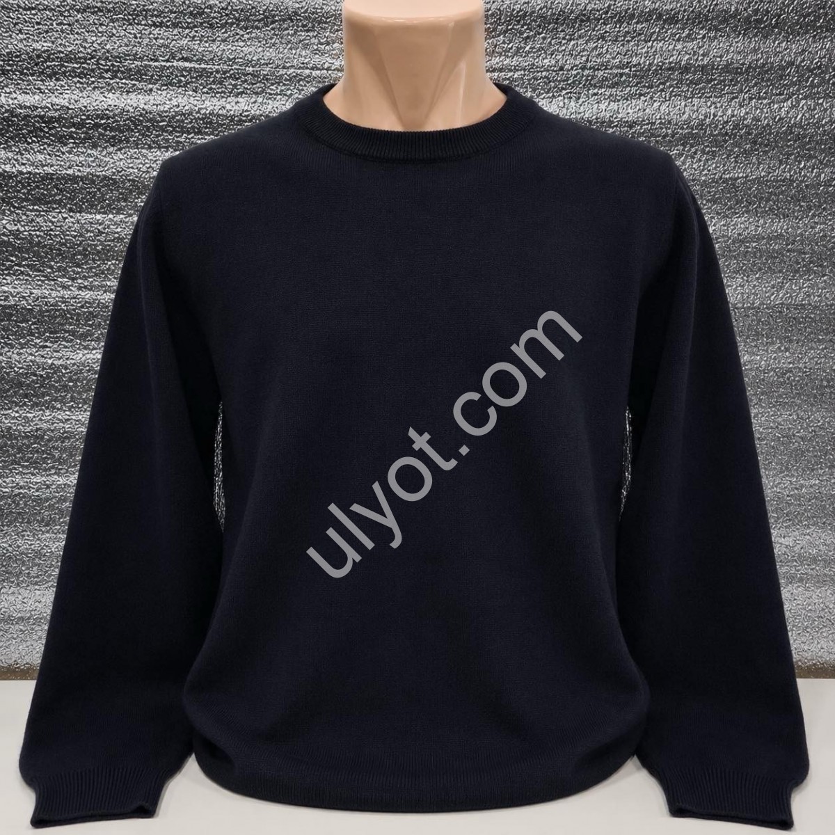 СВИТЕР (M-2XL) ЧЕРНЫЙ 819
