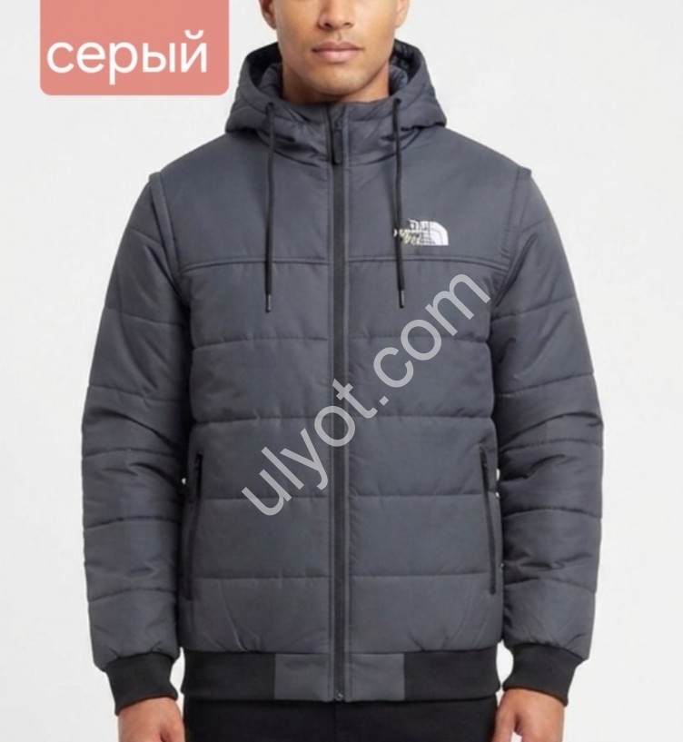 КУРТКА T48 (48-56) РЕЗИНКА СЕРЫЙ 
