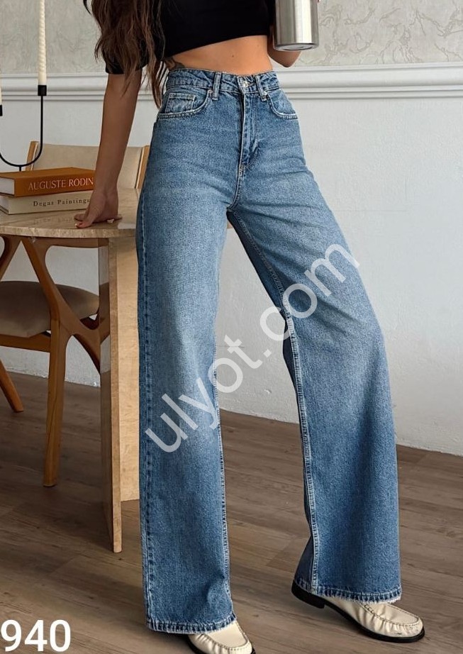 ДЖИНСЫ WOMAN DENIM (34-42) СИНИЙ 1010/1940