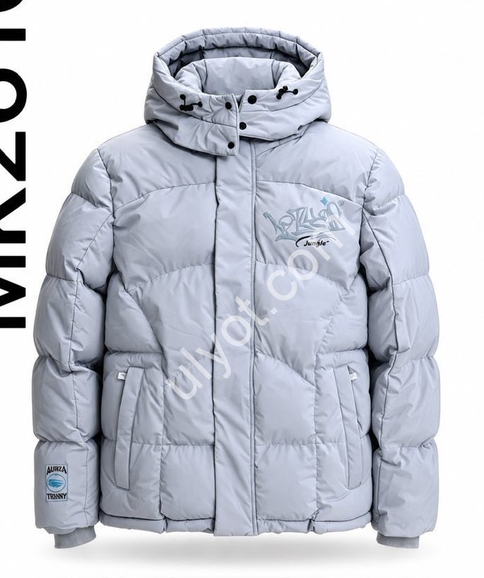 КУРТКА AUDSA (M-3XL) СВ.СЕРЫЙ 2610