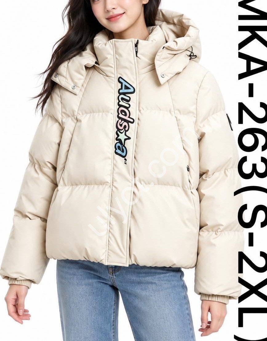 КУРТКА AUDSA (S-2XL) МОЛОЧНЫЙ 263