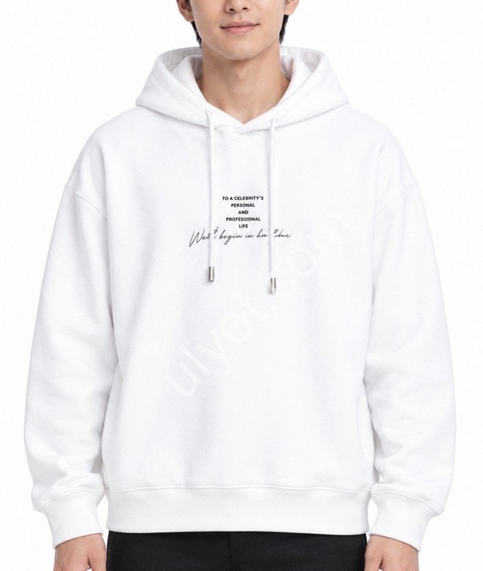 СВИТШОТ AUDSA (S-2XL) БЕЛЫЙ 0010