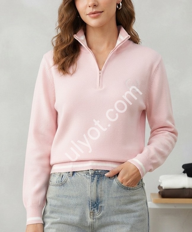 СВІТЕР LA (ONE SIZE 46-50) ЗМІЙКА МІКС