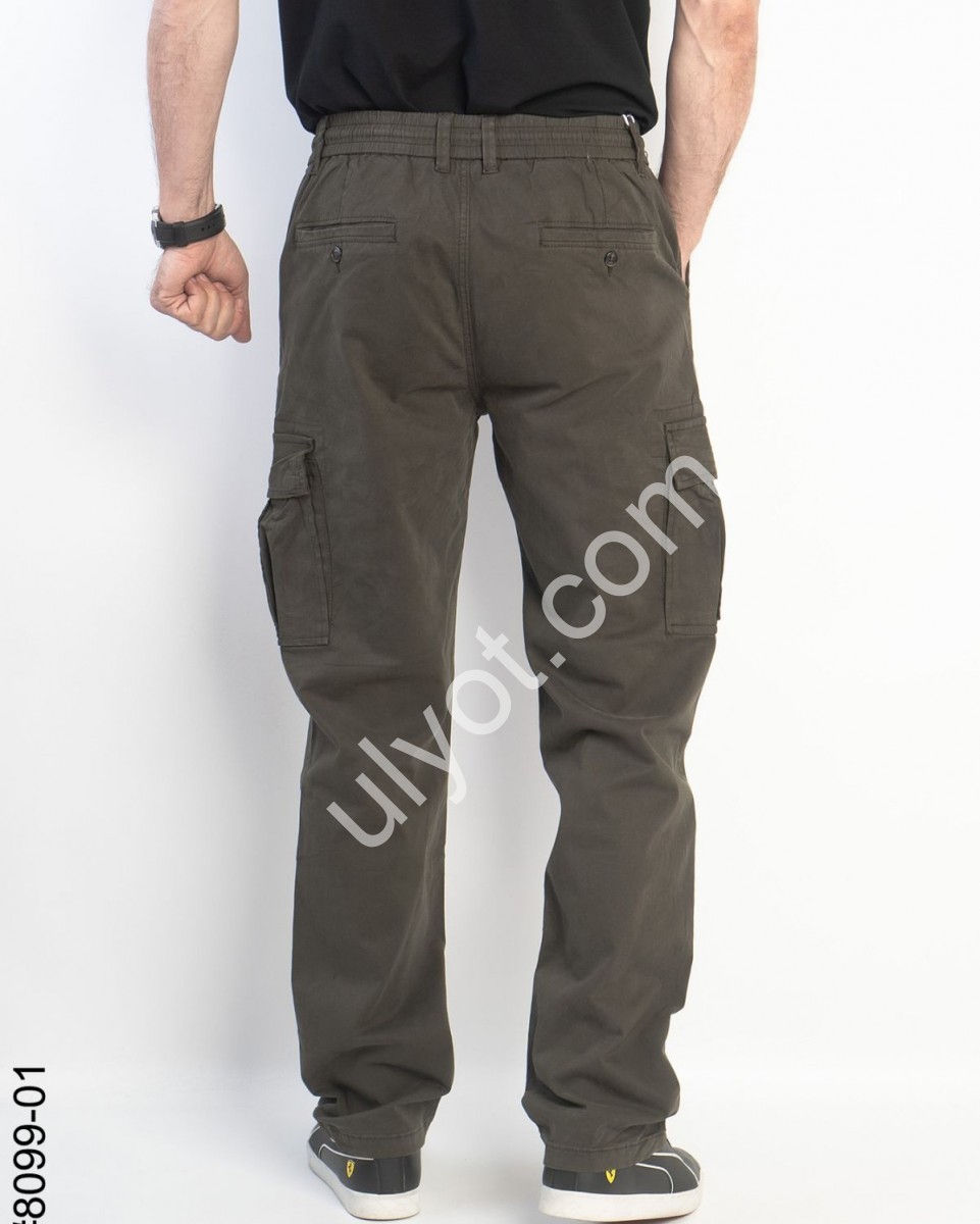 ШТАНЫ (32-40) КАРГО ХАКИ 8099-01