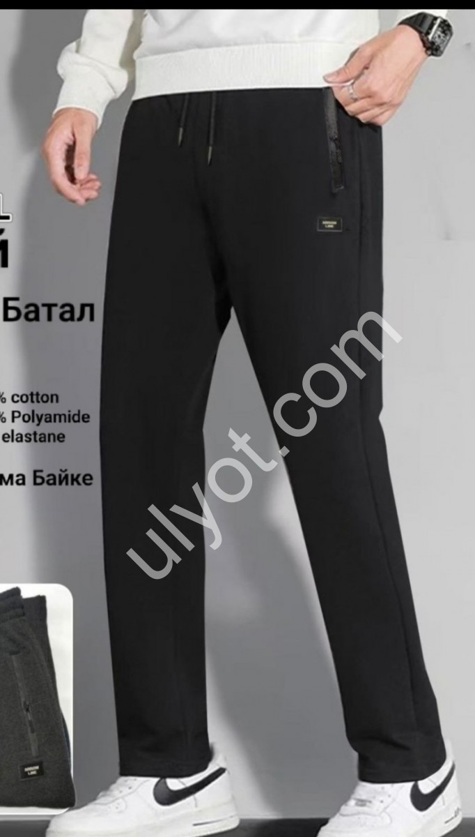 ШТАНЫ (8XL-10XL) БАЙКА ПРЯМОЙ МИКС 2096-3