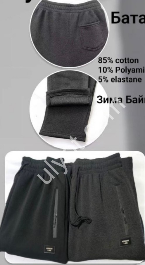 ШТАНЫ (8XL-10XL) БАЙКА ПРЯМОЙ МИКС 2096-3