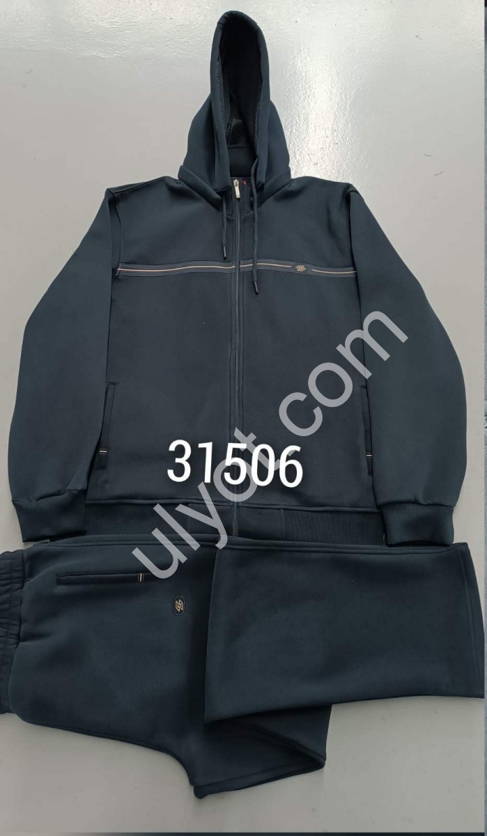 СПОРТ.КОСТЮМ (4XL-6XL) БАЙКА ПРЯМОЙ Т.СИНИЙ 31506