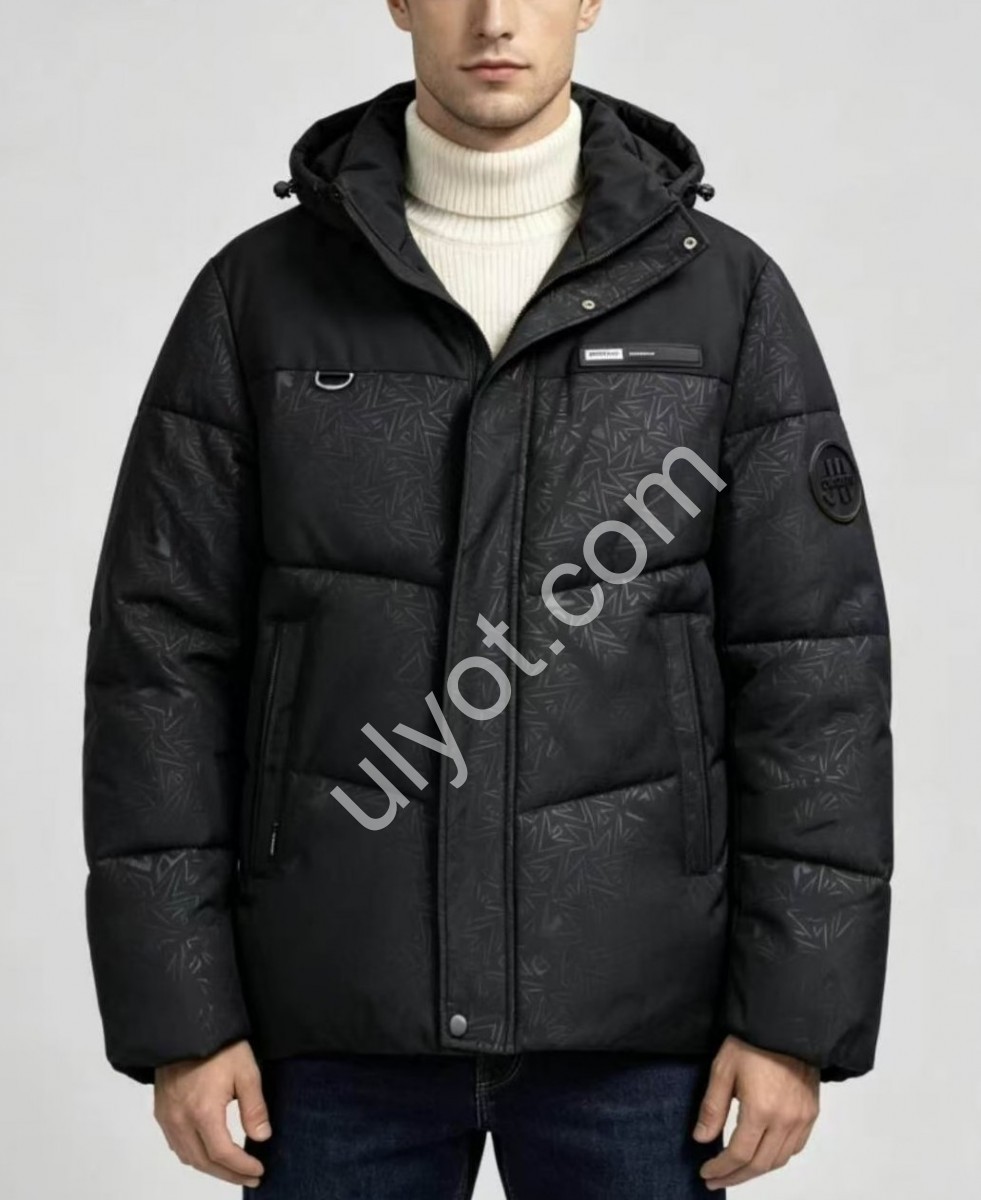 КУРТКА (XL-5XL) ЧОРНИЙ 9972