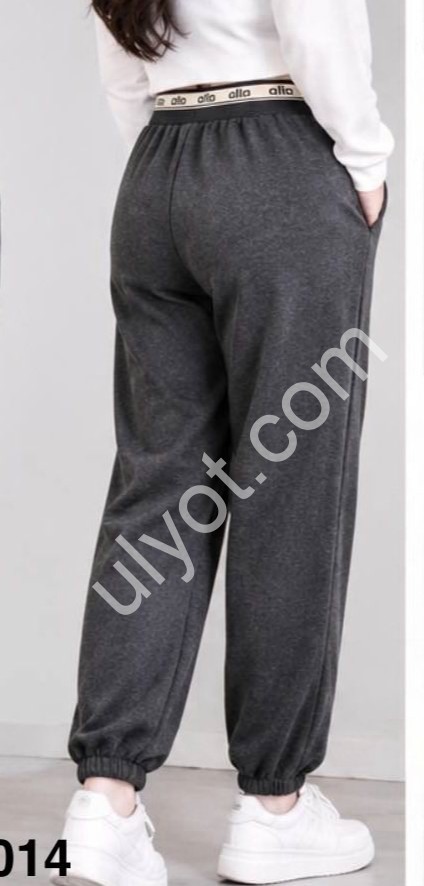 ШТАНЫ (2XL-6XL) МЕХ МАНЖЕТ Т.СЕРЫЙ 1014