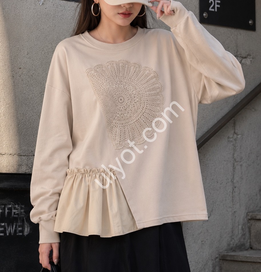 СВІТШОТ (ONE SIZE 44-48) БІЖ SV0521