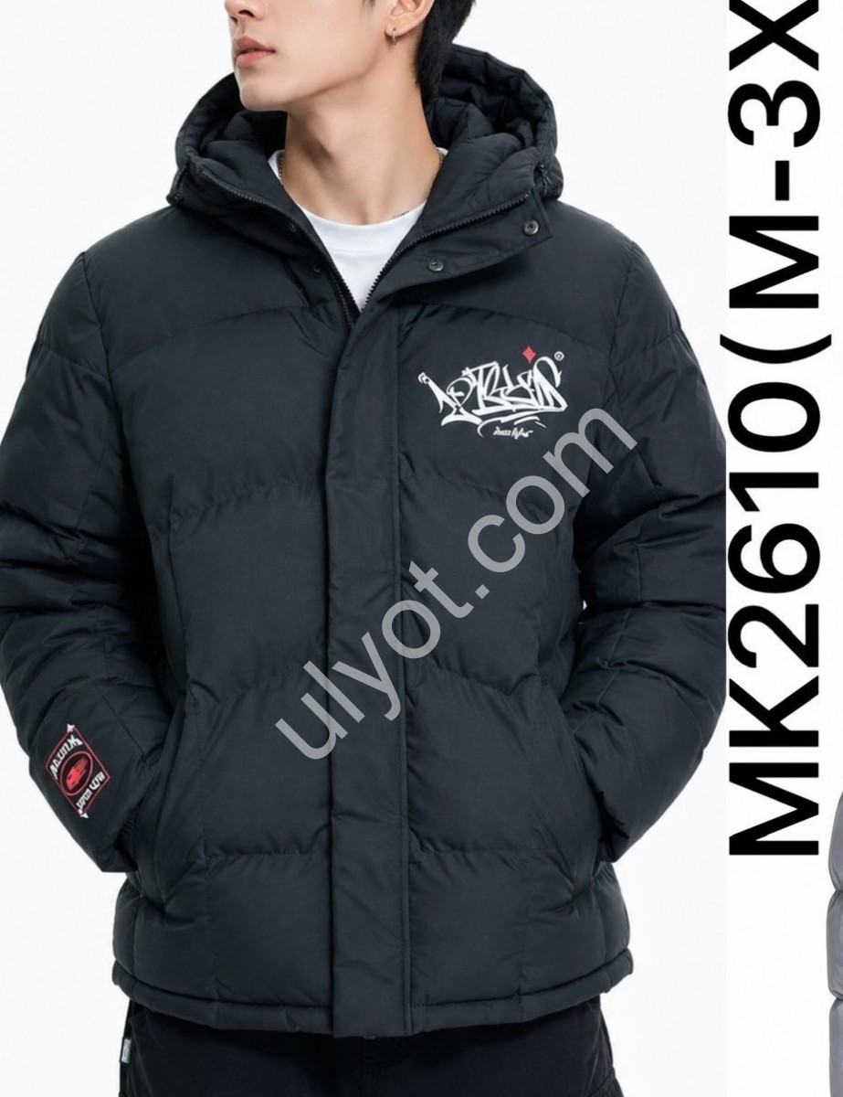 КУРТКА AUDSA (M-3XL) ЧЕРНЫЙ MK2610