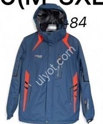 КУРТКА ТЕРМО (M-3XL) СИНІЙ+ПОМАРАЖОВИЙ 25056-84