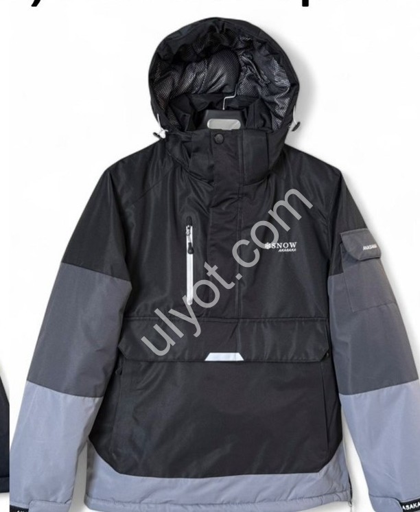 АНОРАК (M-3XL) ЧОРНИЙ 24006
