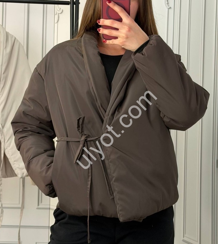 КУРТКА (S-XL) ШОКОЛАД 8088