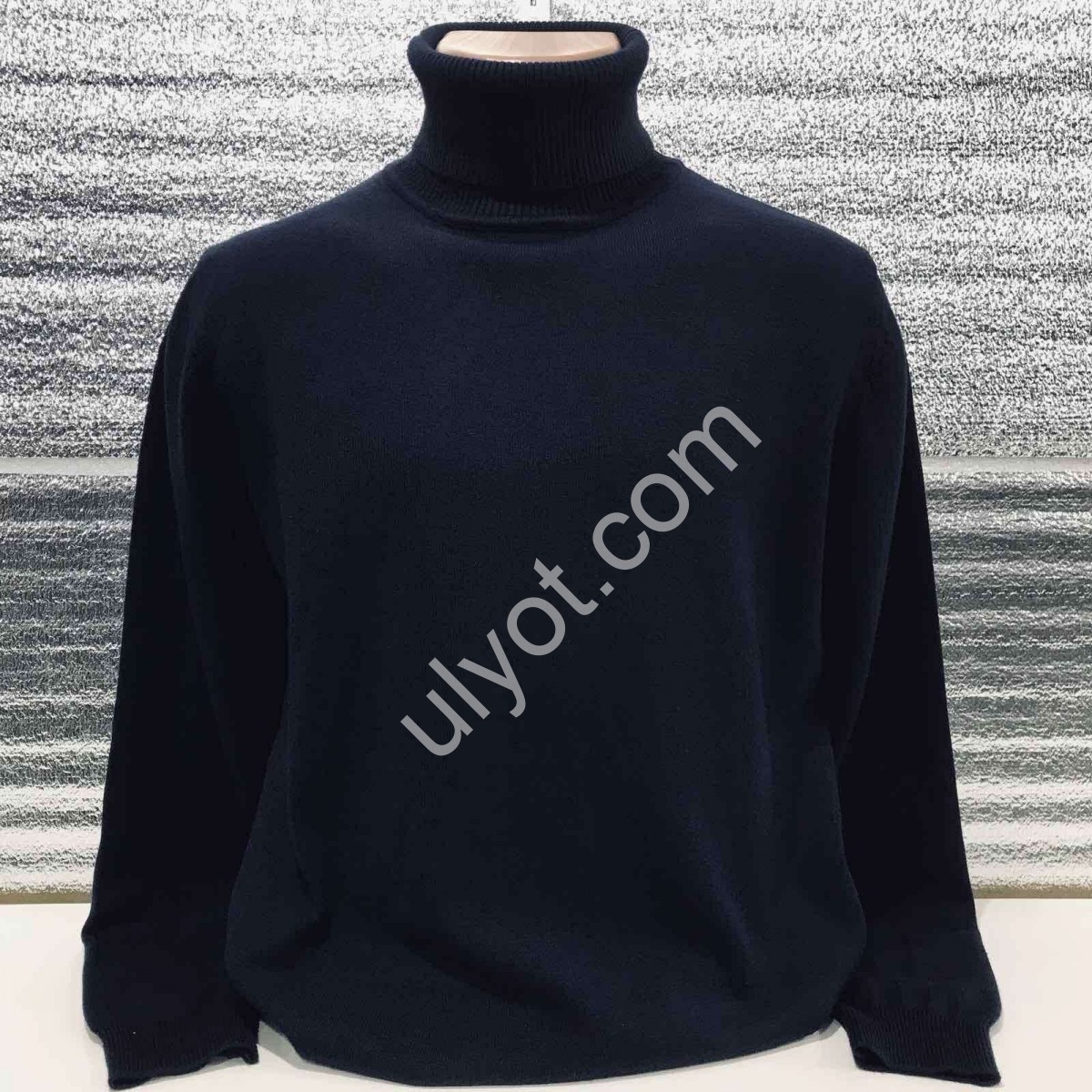СВИТЕР M.J (M-2XL) Т.СИНИЙ 821